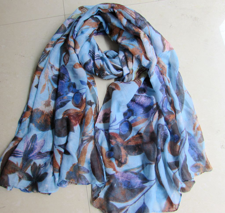 Embroidered scarves wholesale
