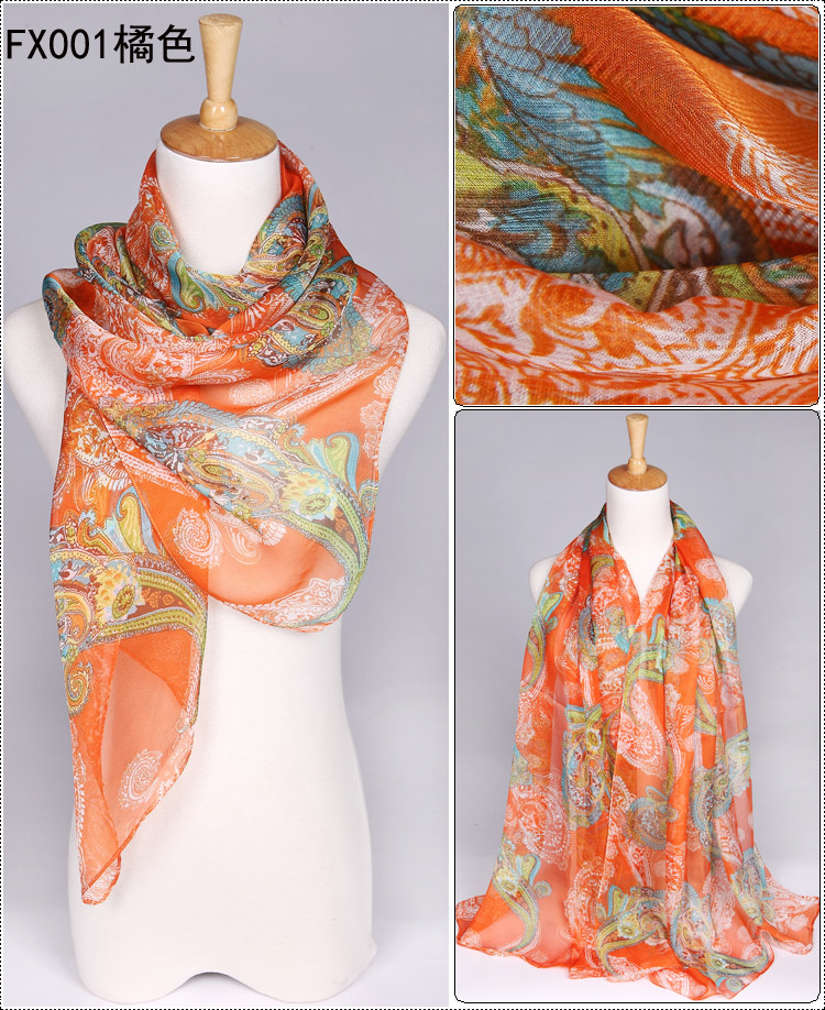 Wholesale raw silk scarf