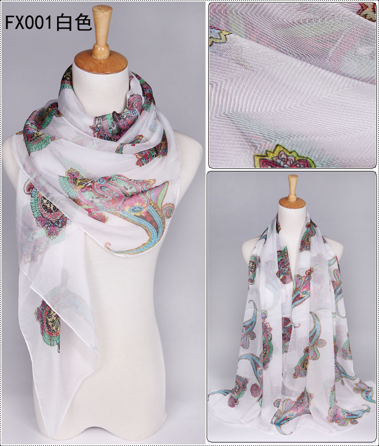 Wholesale raw silk scarf