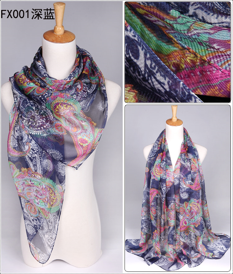 Wholesale raw silk scarf