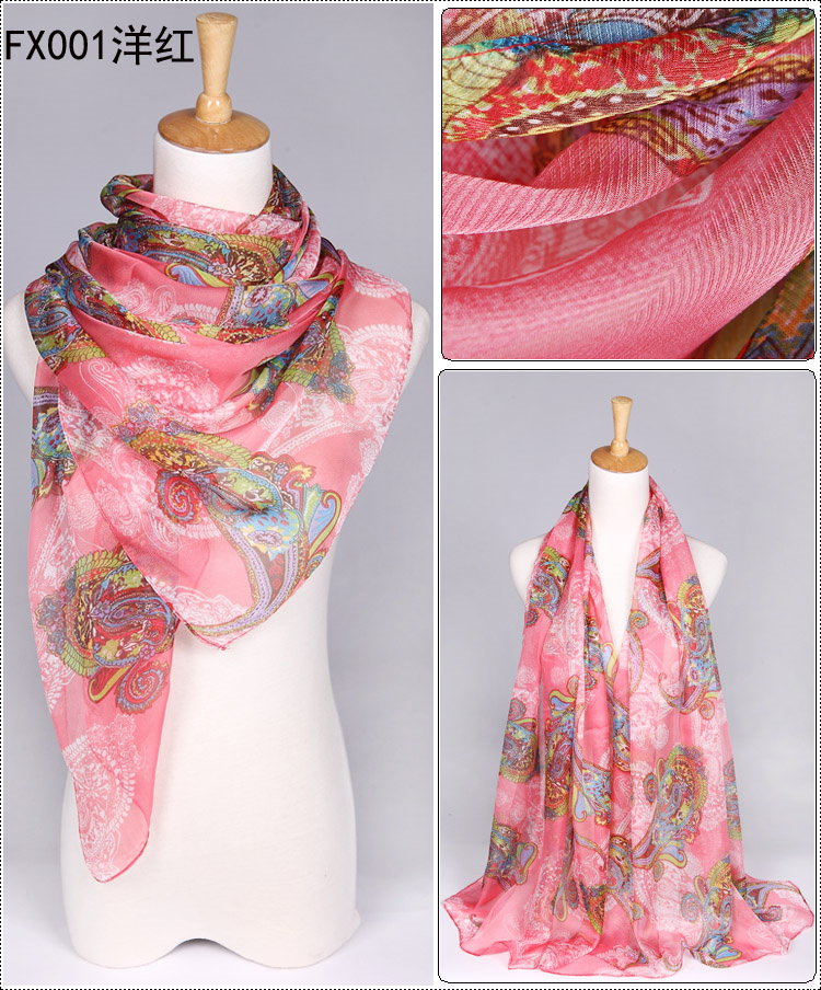Wholesale raw silk scarf
