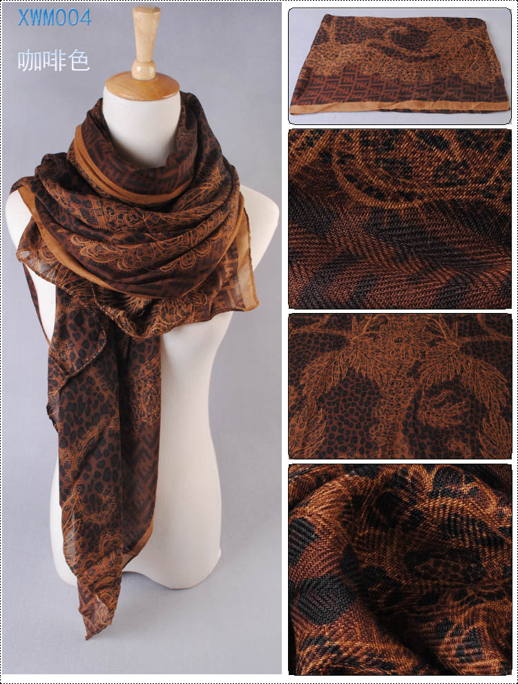 Floral scarf women wholesale