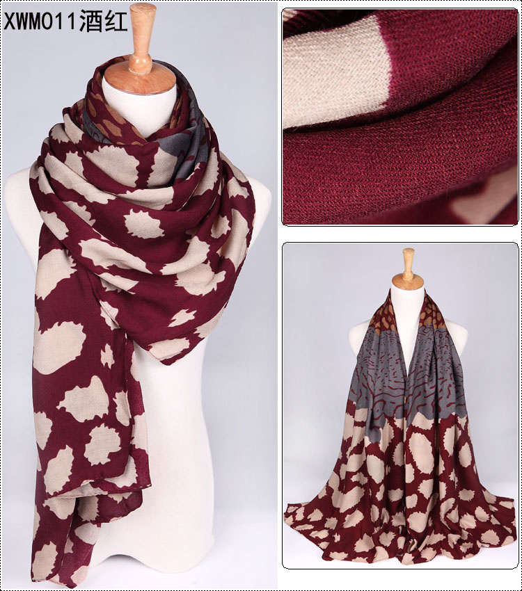 Cotton printed scarf wholesale