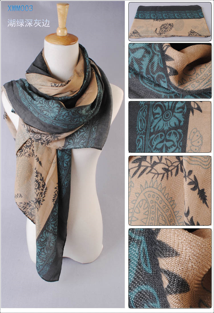 Wholesale ladies floral scarves