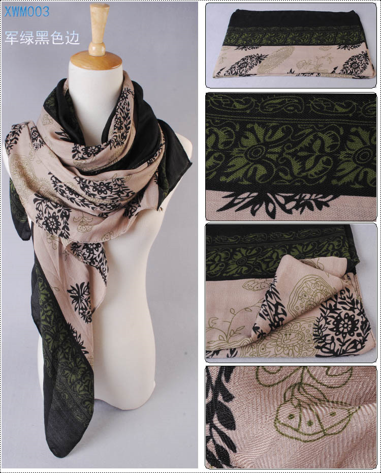 Wholesale ladies floral scarves
