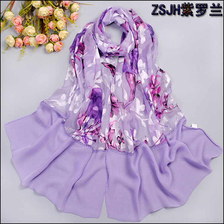 Wholesale silk satin scarf