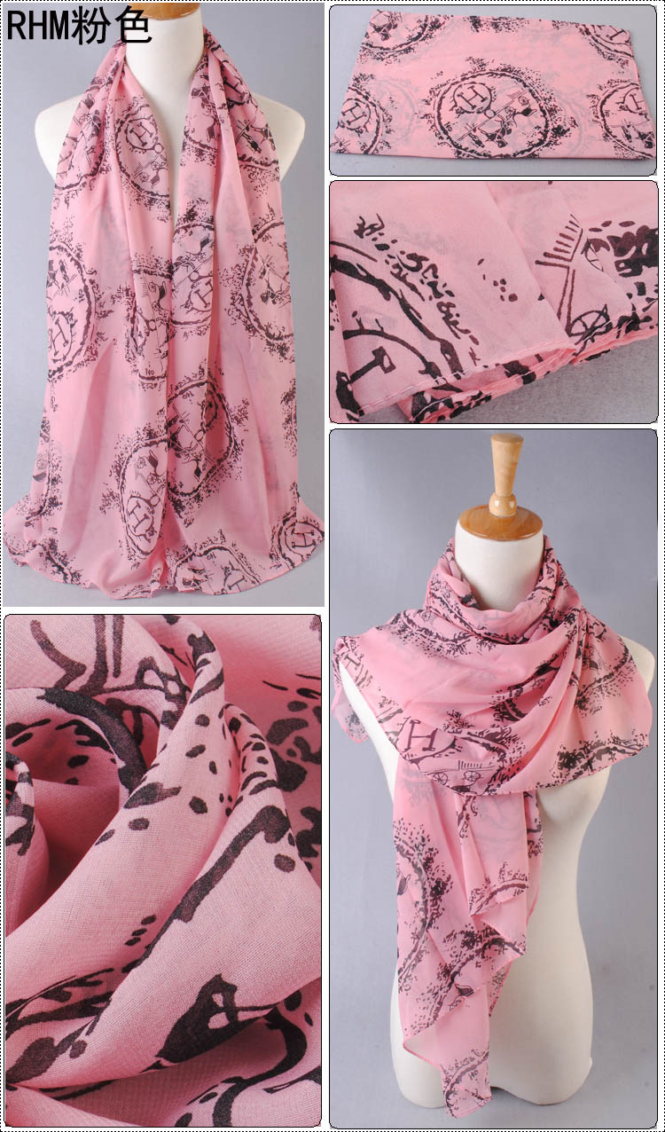 Chiffon neck scarves wholesale