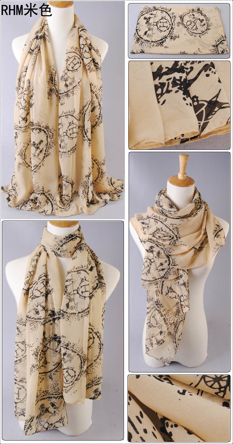 Chiffon neck scarves wholesale