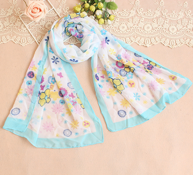 Floral print scarf wholesale