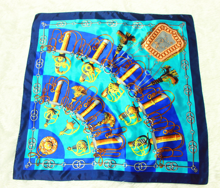 Plain color silk scarf