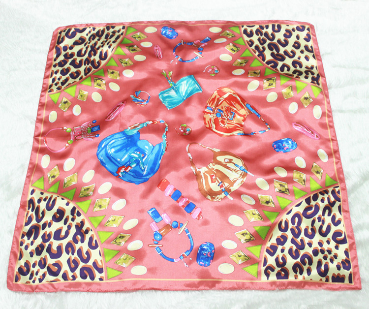 Fashionable women silk scarves