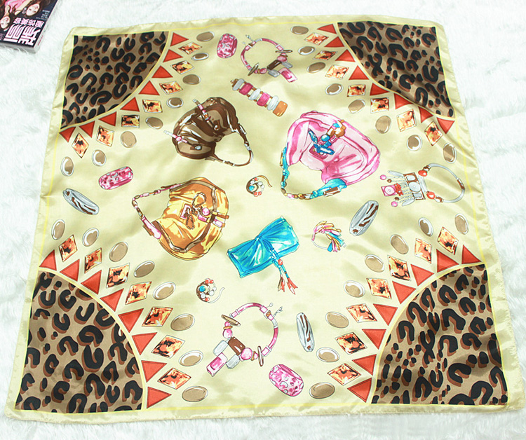 Fashionable women silk scarves