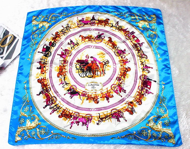 Silk hair scarves for women