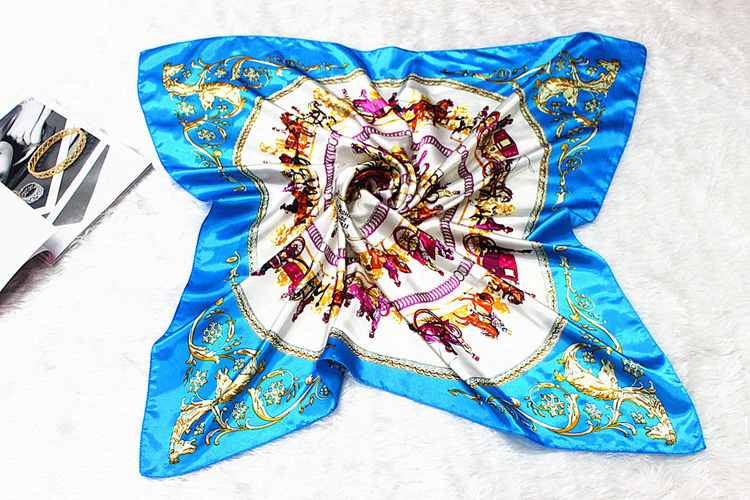 Silk hair scarves for women