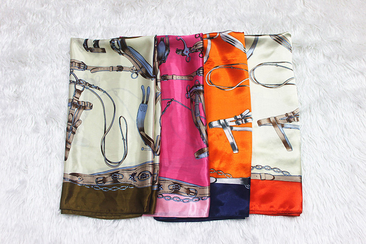 Women silk scarf tying wholesale