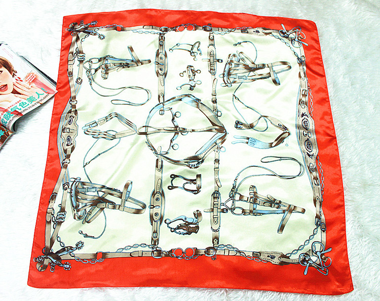 Women silk scarf tying wholesale
