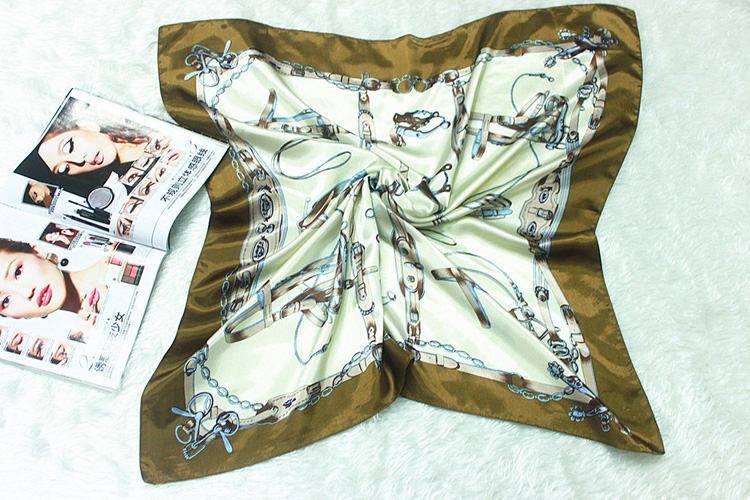 Women silk scarf tying wholesale