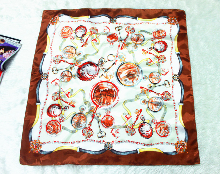 Floral silk scarf wholesale