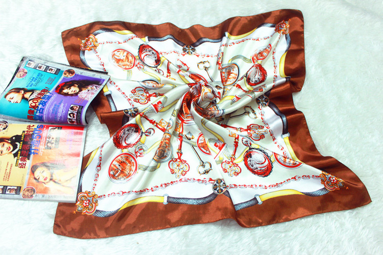 Floral silk scarf wholesale