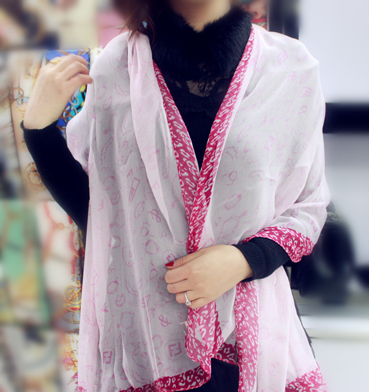 Ivory silk scarf wholesale