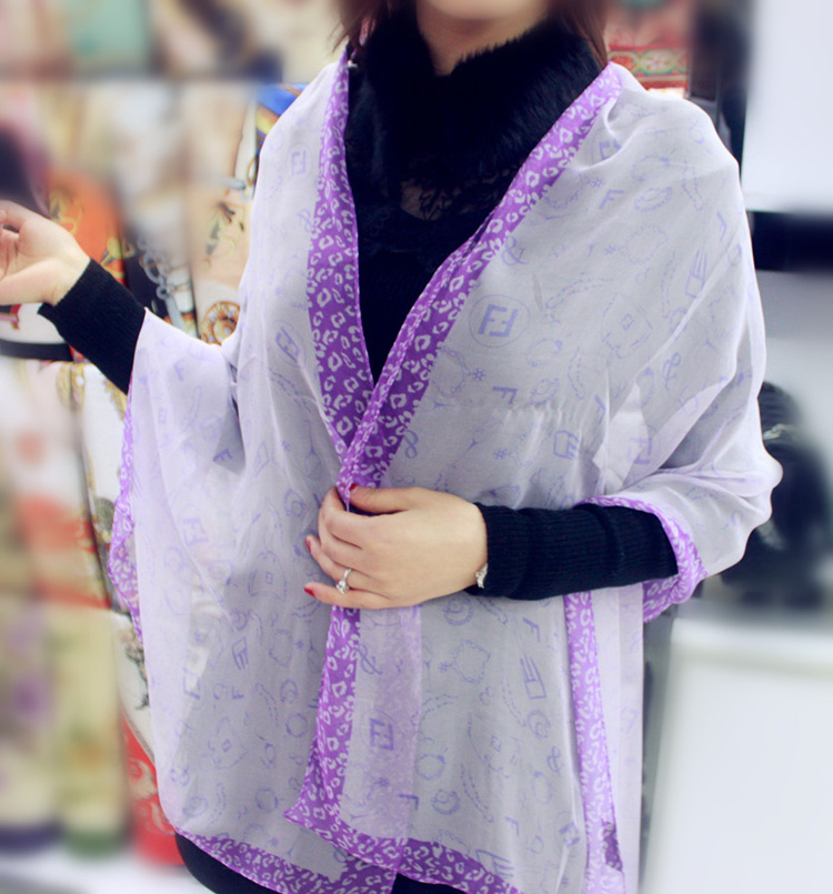 Ivory silk scarf wholesale