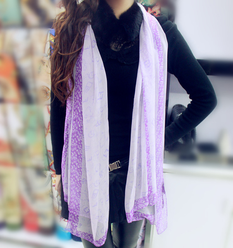 Ivory silk scarf wholesale