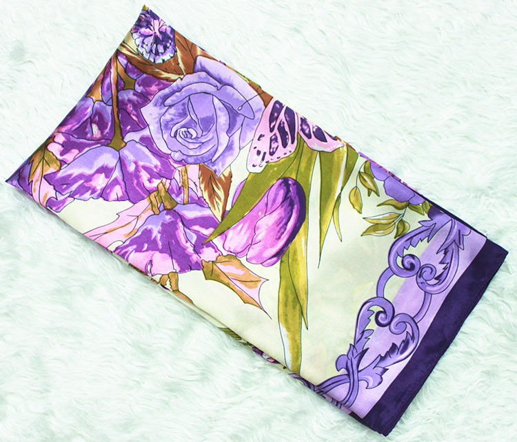 Women silk painted scarves wholesale