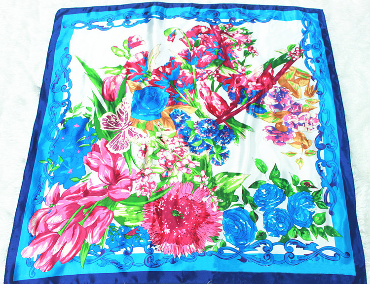 Women silk painted scarves wholesale