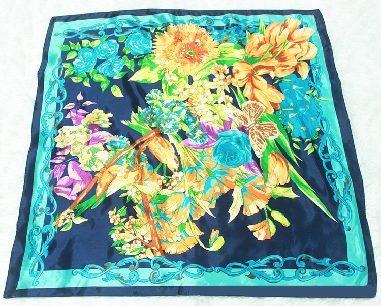 Women silk painted scarves wholesale