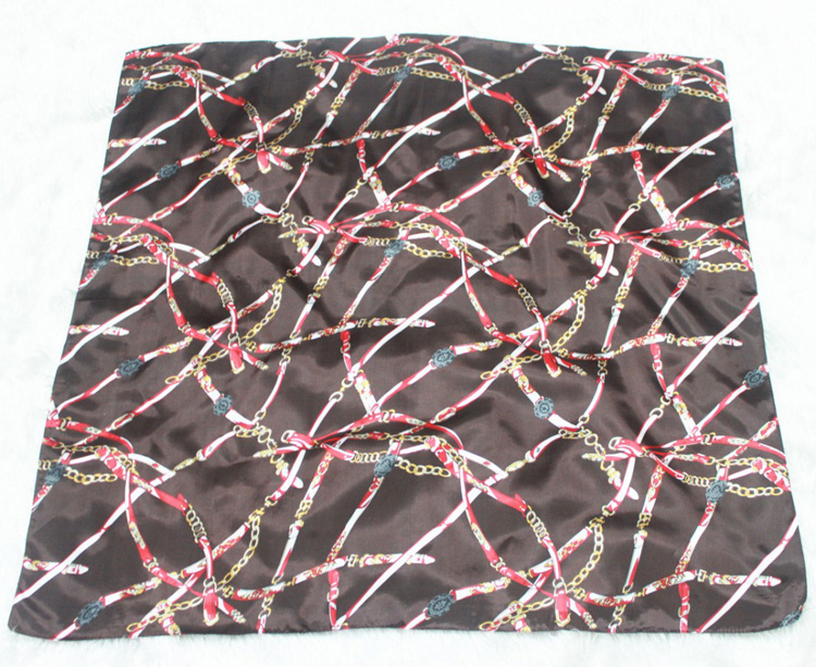 Jacquard blank silk scarves