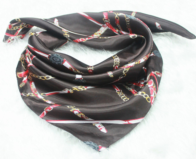Jacquard blank silk scarves