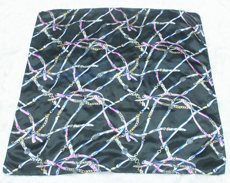 Jacquard blank silk scarves