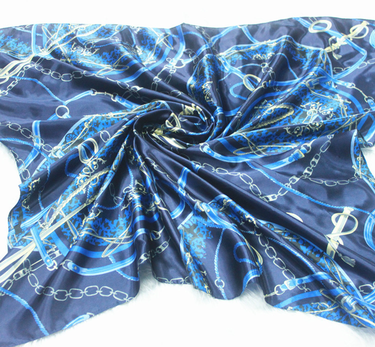 Silver silk scarf wholesale