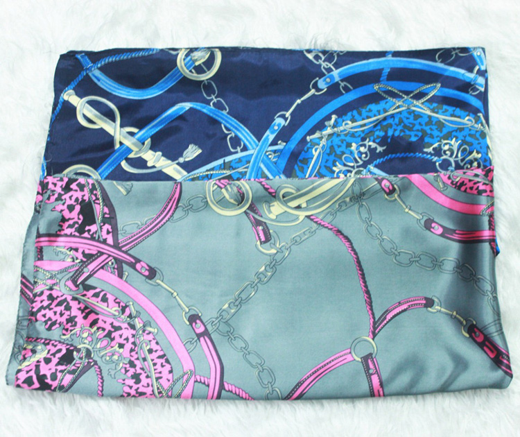 Silver silk scarf wholesale