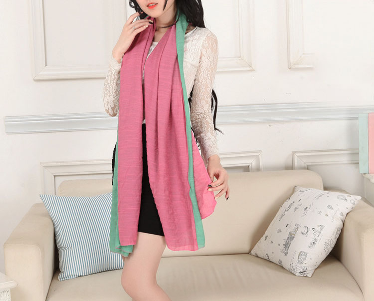 Hot pink scarf women