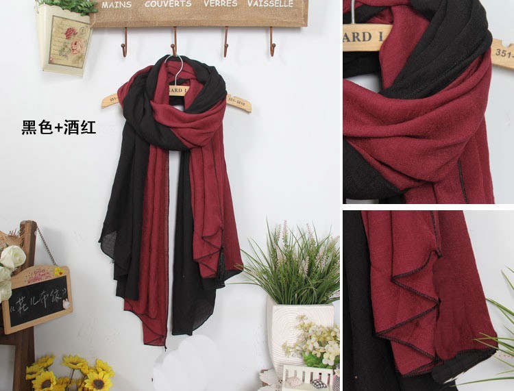 Hot pink scarf women