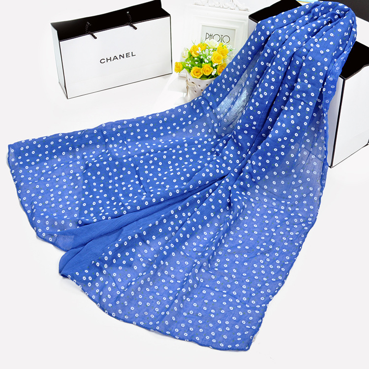 Floral cotton scarf wholesale