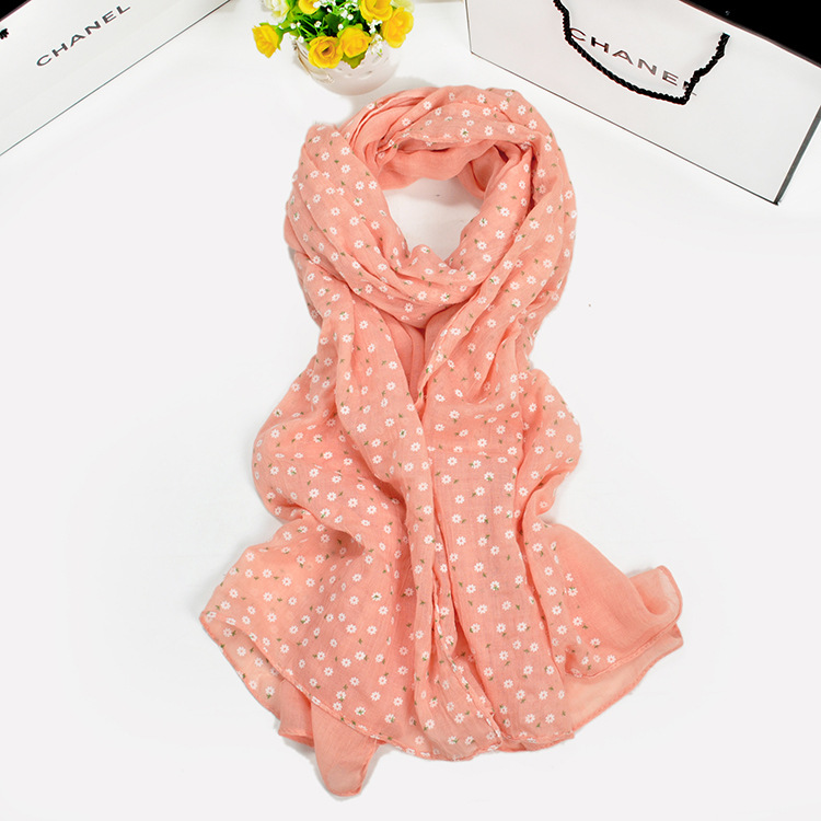 Floral cotton scarf wholesale