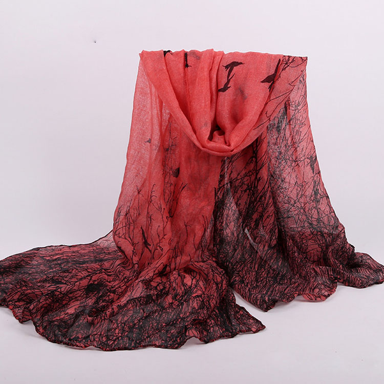 Voile scarf valance wholesale