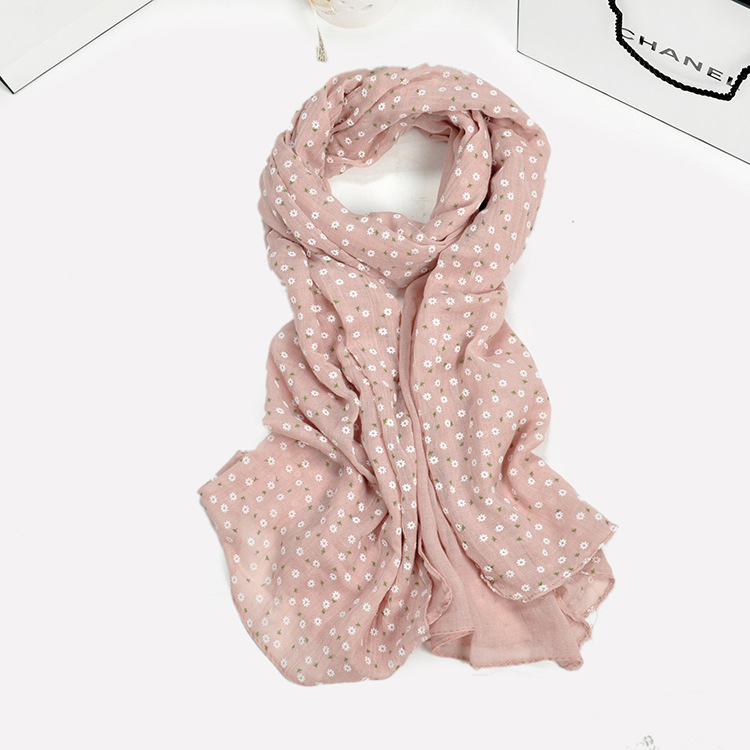 Floral cotton scarf wholesale