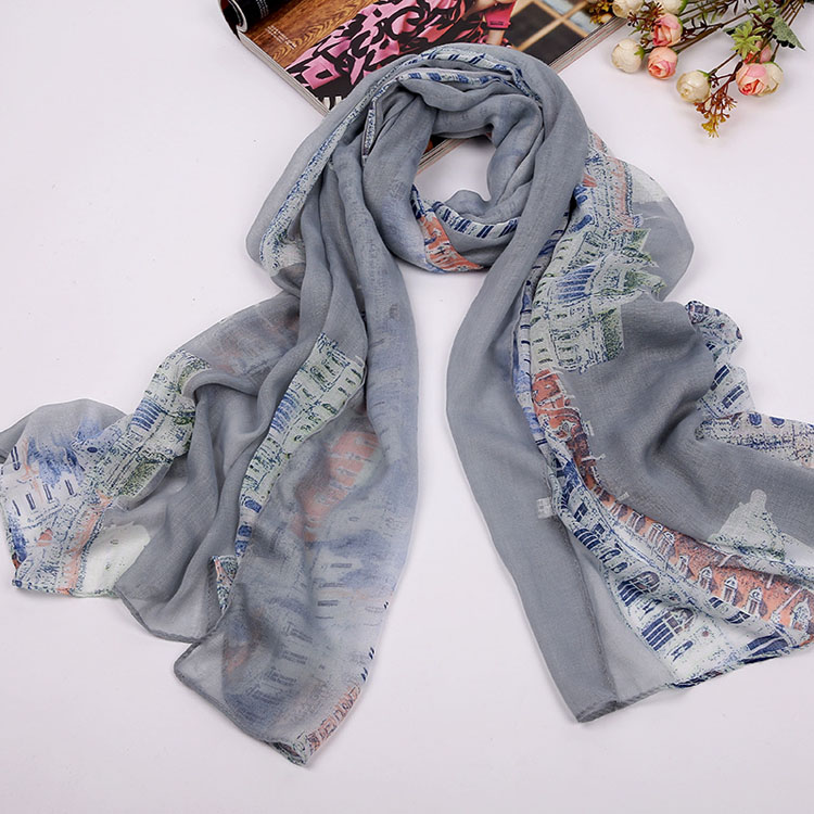 Women bali yarn scarf