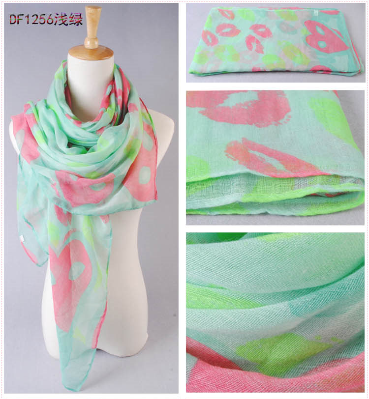 Women cotton silk scarves