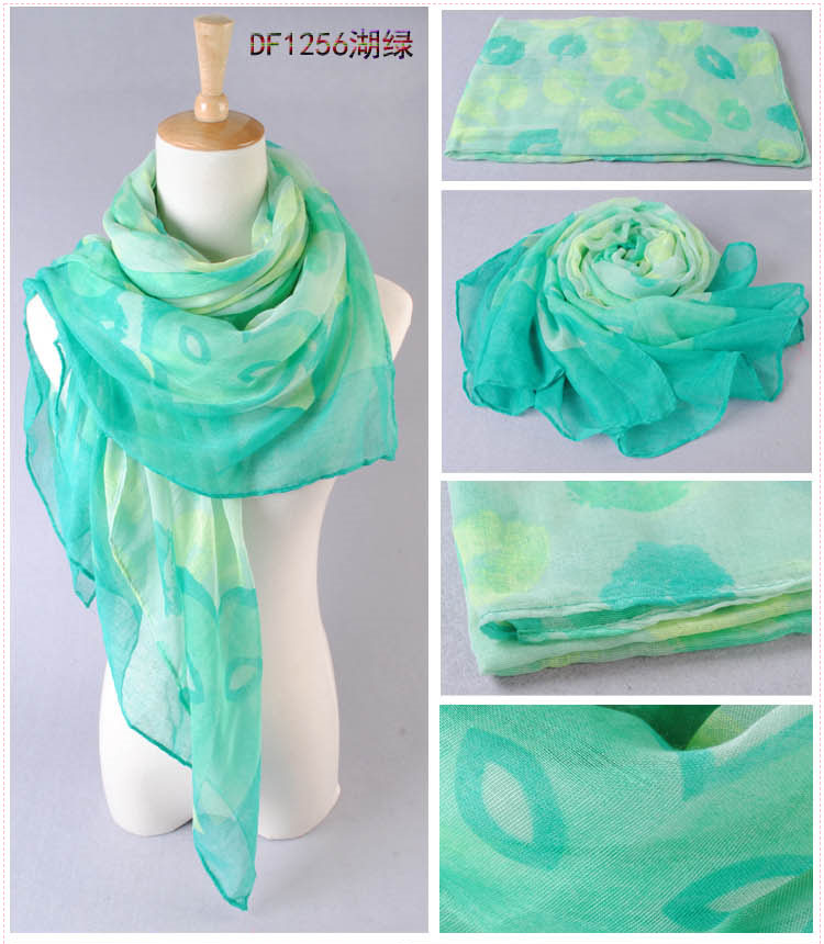 Women cotton silk scarves