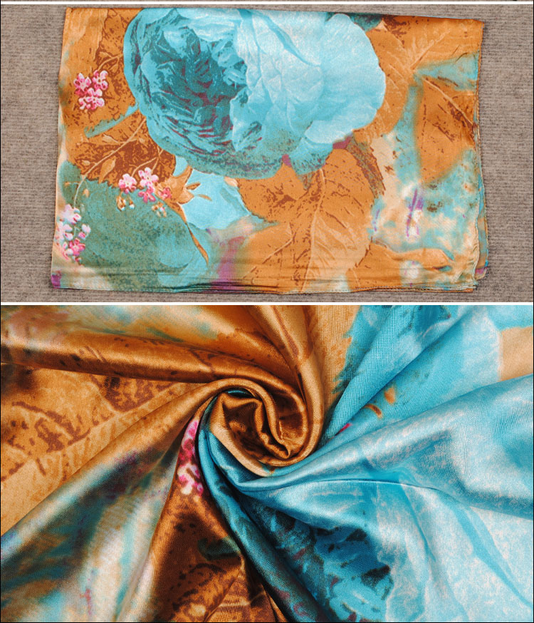 Rose silk scarves wholesale