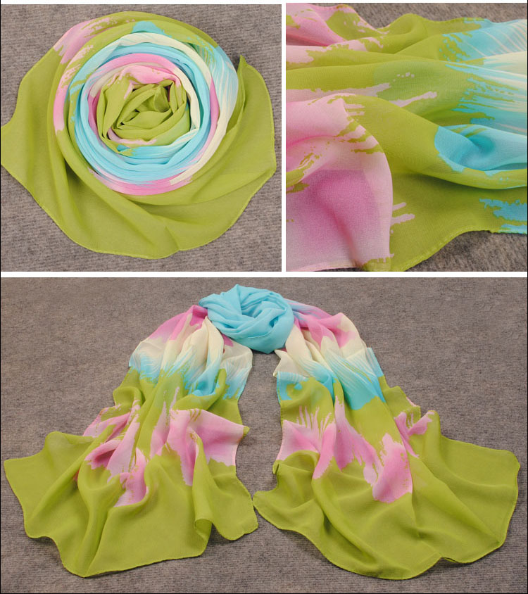 Chiffon womens scarves wholesale