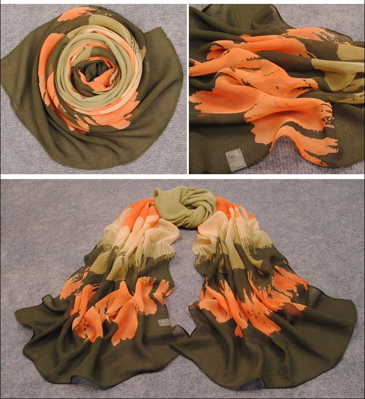 Chiffon womens scarves wholesale