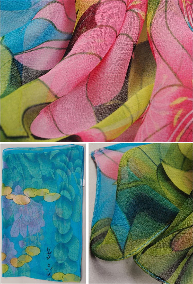 Wholesale silk georgette scarf