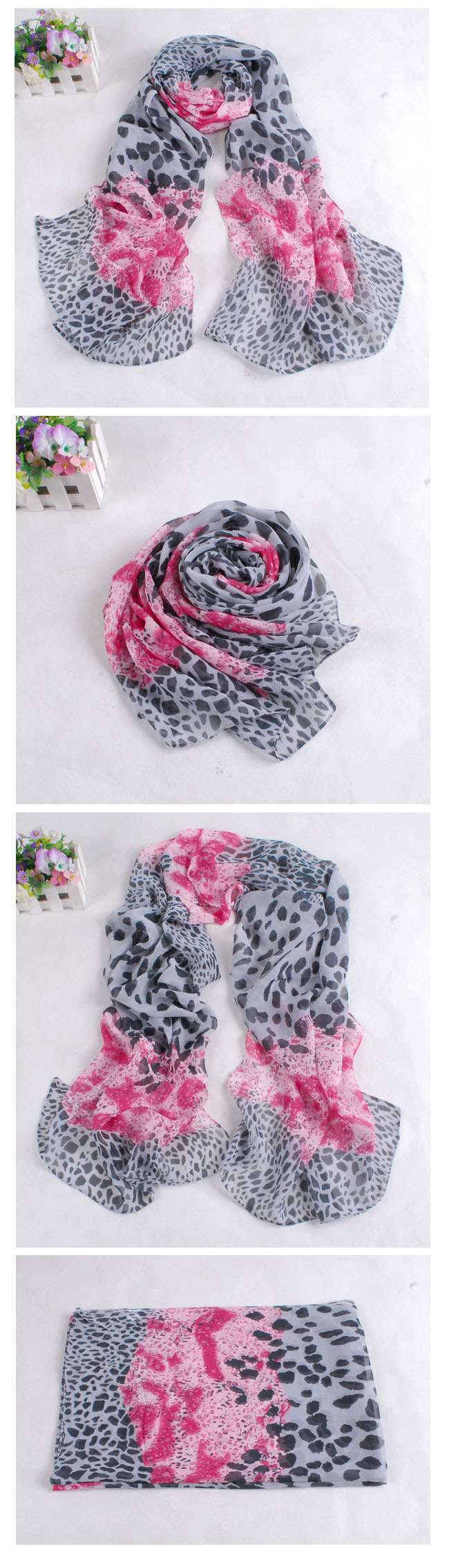 Wholesale leopard scarf leopard camouflage point