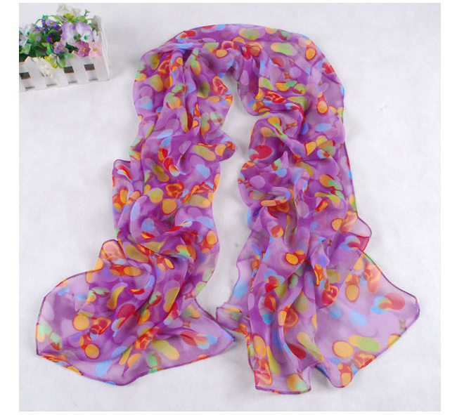 Temperament georgette long scarf wholesale