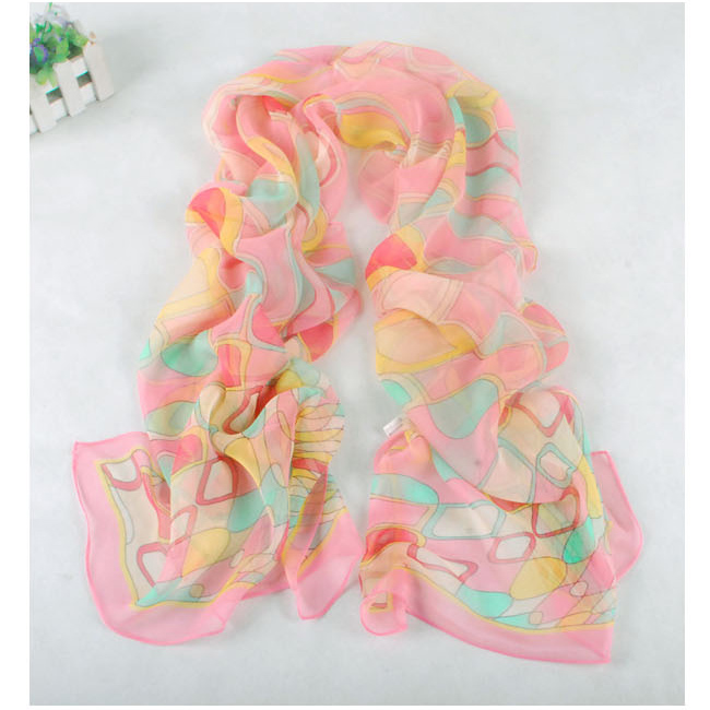 Magic block printed scarves wholesale